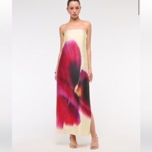 Abercrombie floral maxi dress- size S